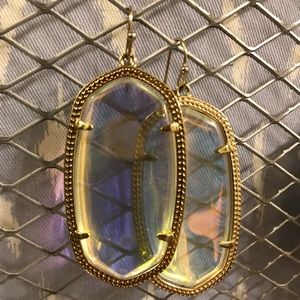 Kendra Scott Clear Iridescent Danielle earrings